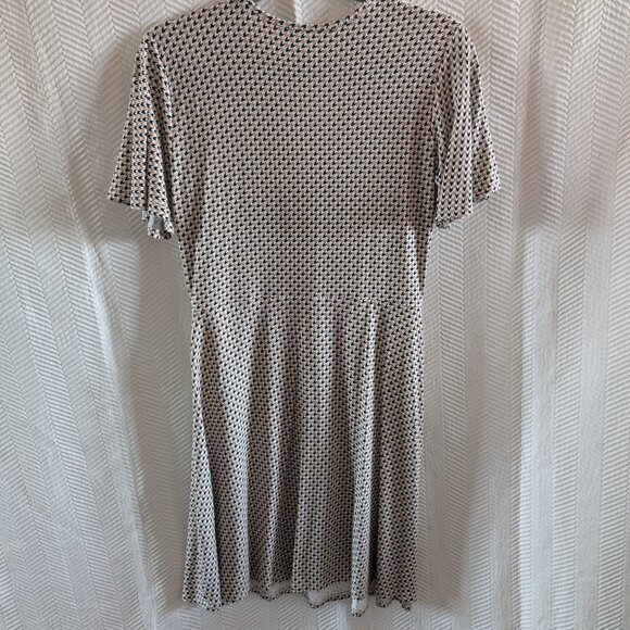 41 Hawthorn Houndstooth Wrap Dress NWOT Crossover V-Neck Medium Office - Picture 8 of 8
